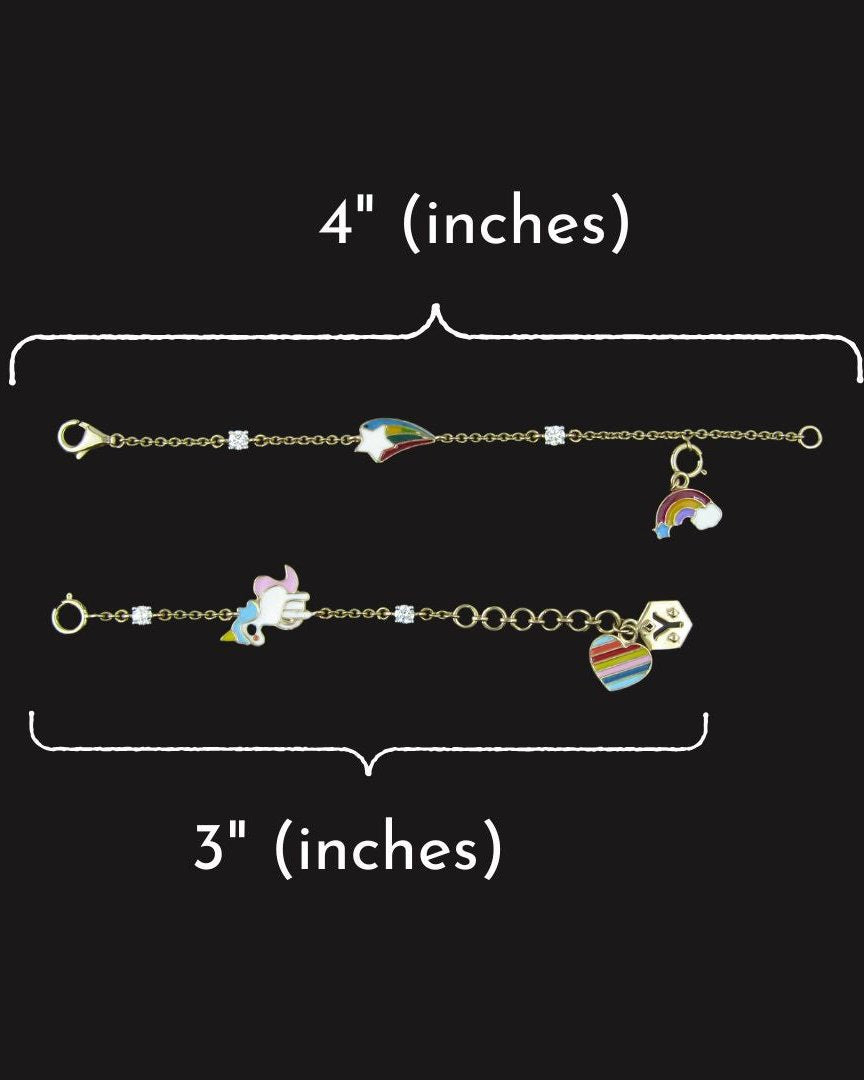 Enamel Charm Bracelet
