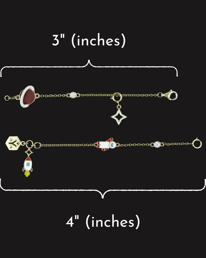 Enamel Diamond Bracelet