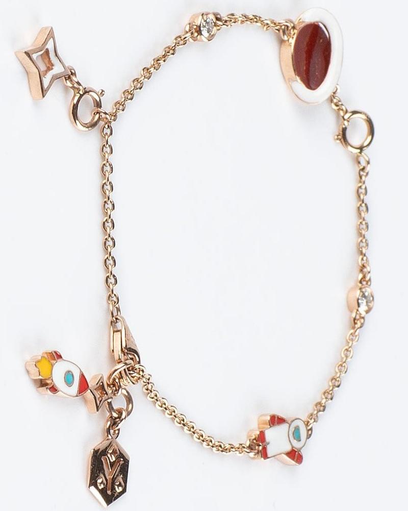 Enamel Diamond Bracelet