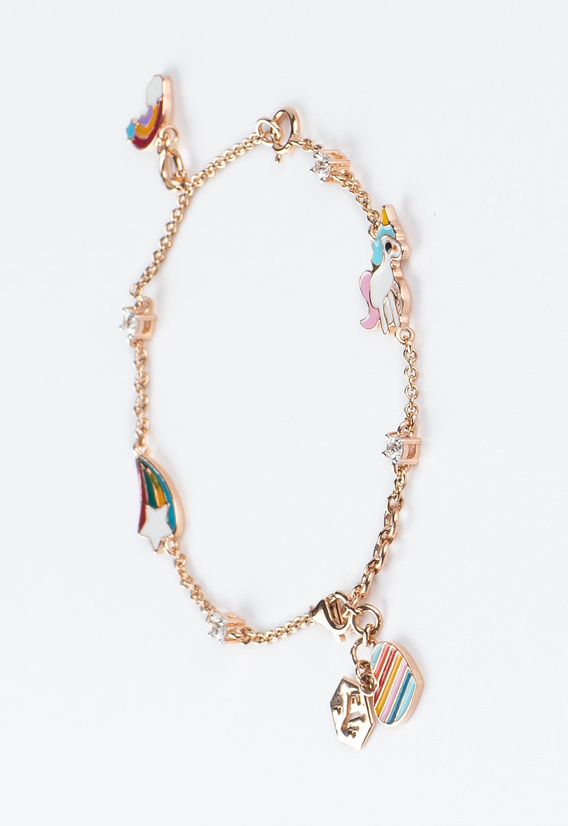 Enamel Charm Bracelet