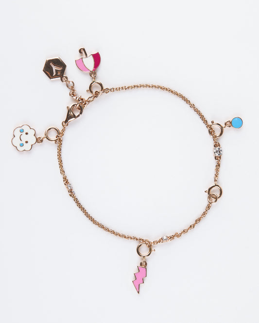 Everlasting Bond Enamel Charm Bracelet