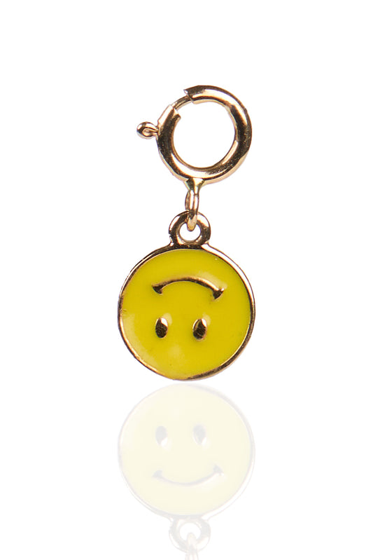 Happy Smilie 18kt Gold Charm