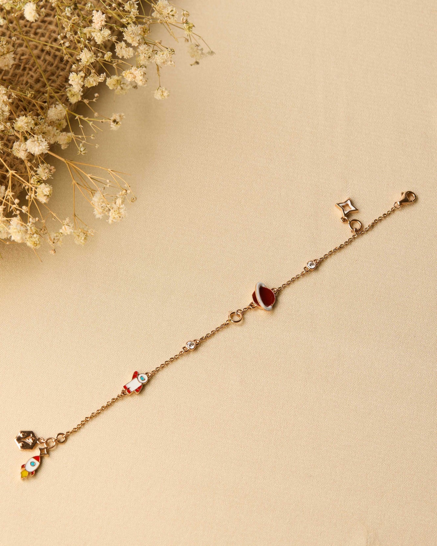 Enamel Diamond Bracelet