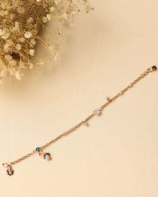 Celeste Blue Diamond Bracelet
