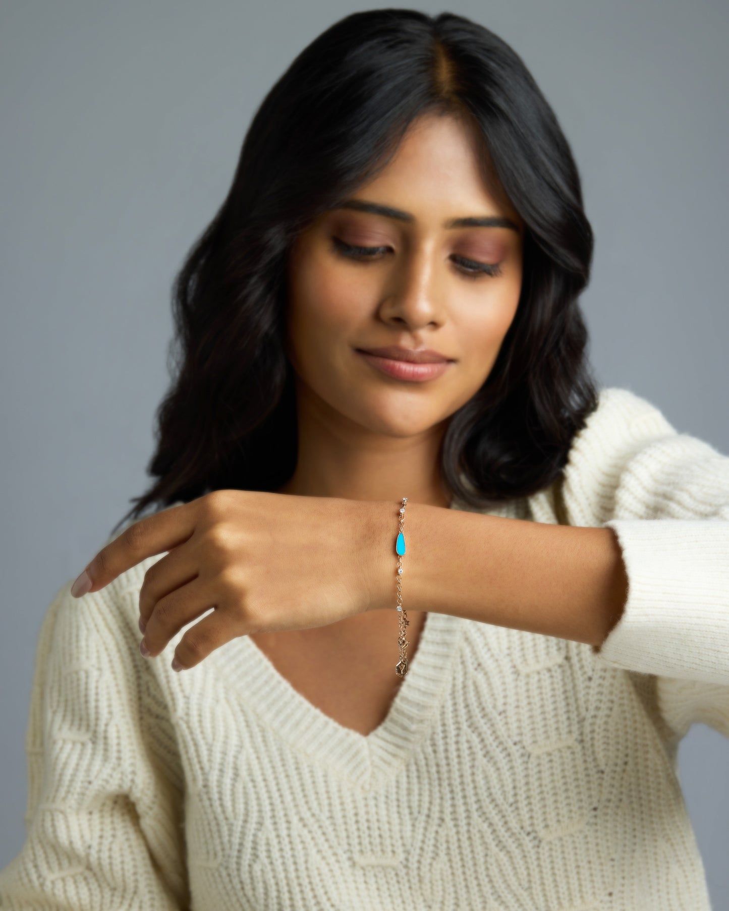 Rosy Glow Diamond Bracelet