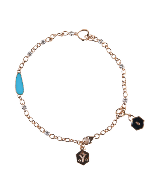 Rosy Glow Diamond Bracelet