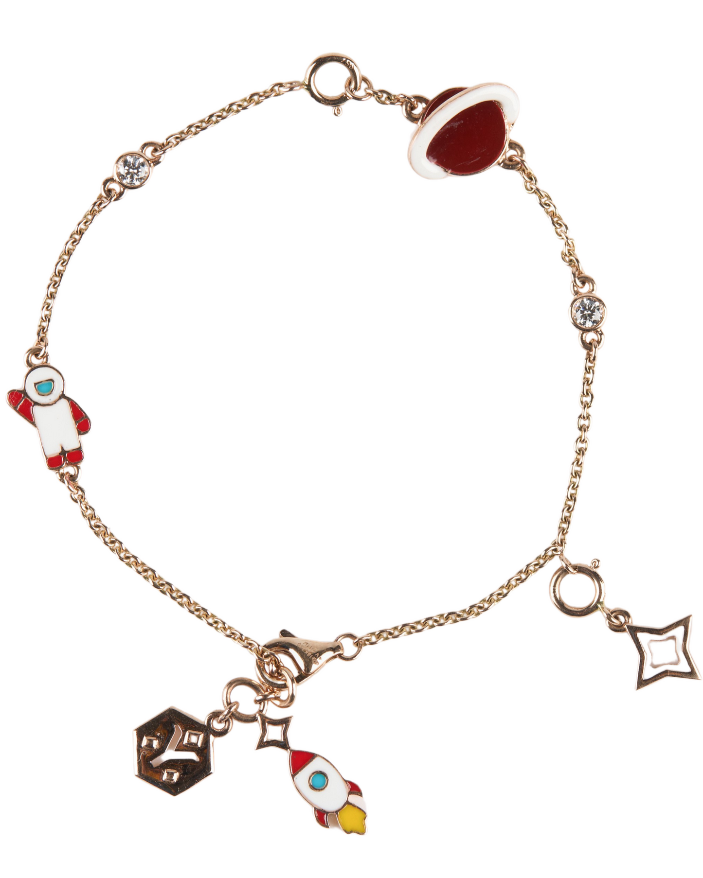 Enamel Diamond Bracelet