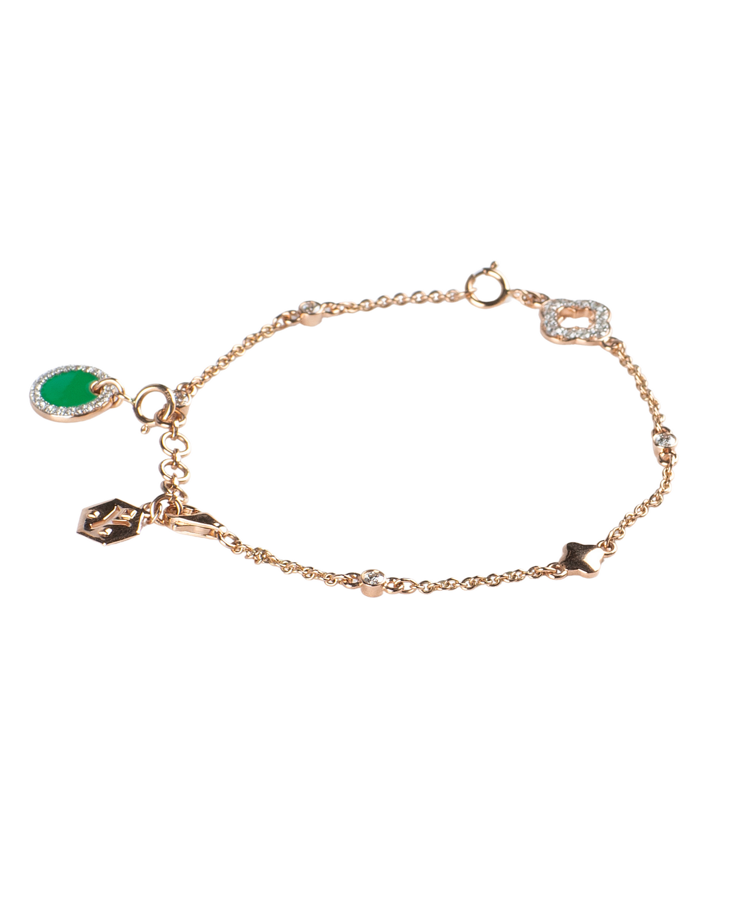 Heritage Diamond Enamel Bracelet