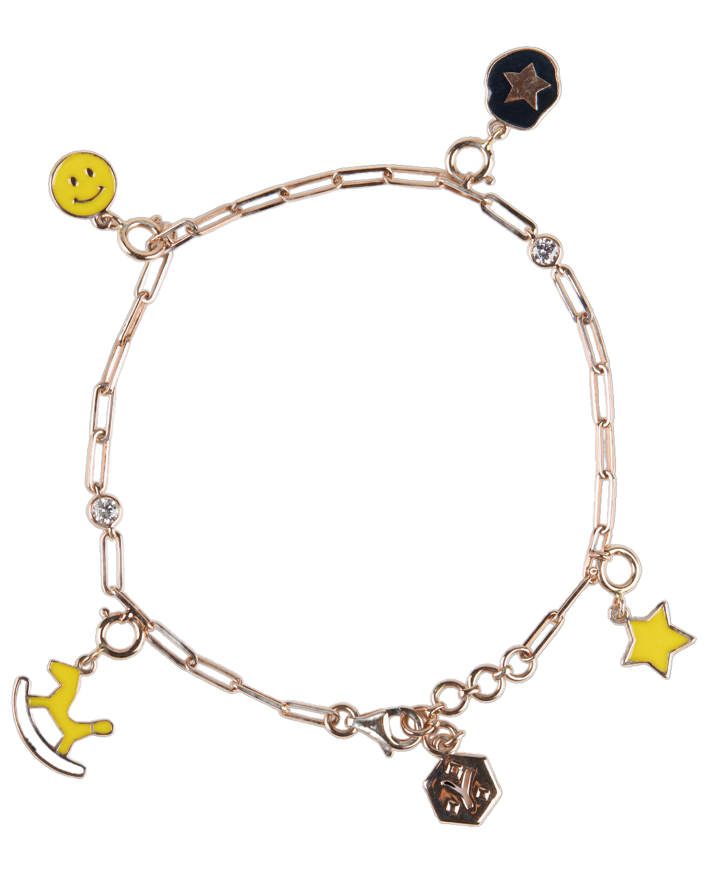 Enamel Diamond Bracelet