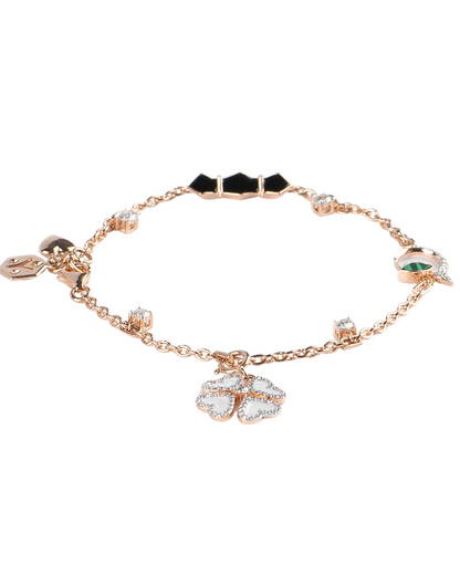 Empower Diamond Enamel Bracelet