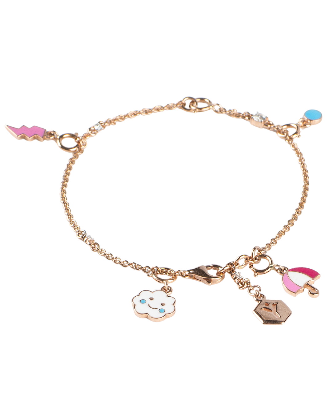 Everlasting Bond Enamel Charm Bracelet
