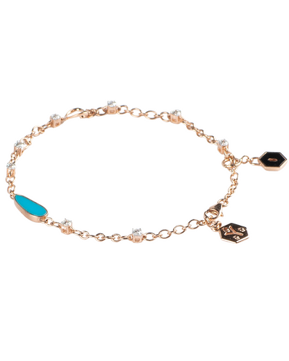 Rosy Glow Diamond Bracelet