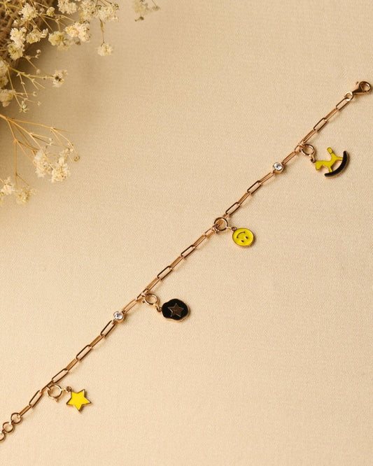 Enamel Grace Diamond Bracelet