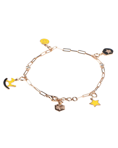 Enamel Grace Diamond Bracelet