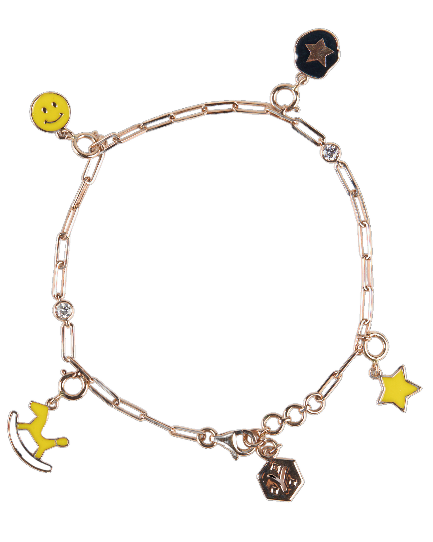 Enamel Grace Diamond Bracelet